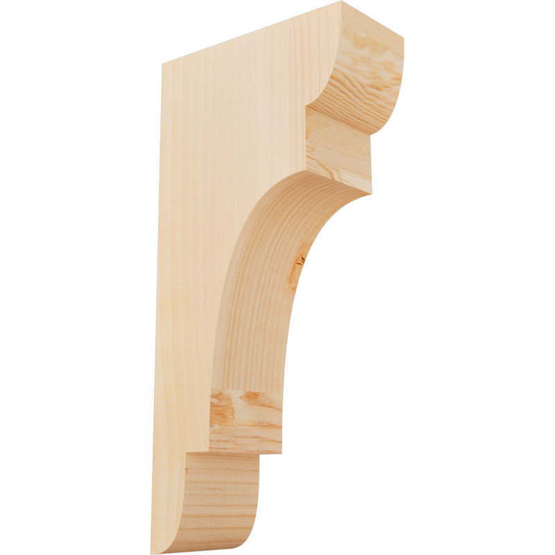 New Brighton Corbel, H 16 po x l 3,5 po x P 8 po, Sapin de Douglas, Lisse