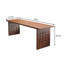 Bureau simple en bois massif brun-noisette Simple-105170017