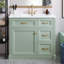 Meuble-lavabo de 36 po avec lavabo, tiroirs à fermeture en douceur, meuble de rangement et lavabo en céramique-1176529479