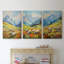 Lanscape Study Series LX III - Ensemble de 3 toiles tendues avec châssis - Prêt à être accroché-65960350