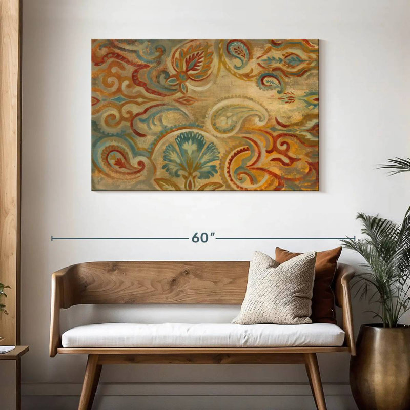 Kerner Antique Paisley, 30" H x 45" W