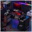 Prise de rangement pour bureau de jeu, lumières DEL, bureau à domicile-121094455