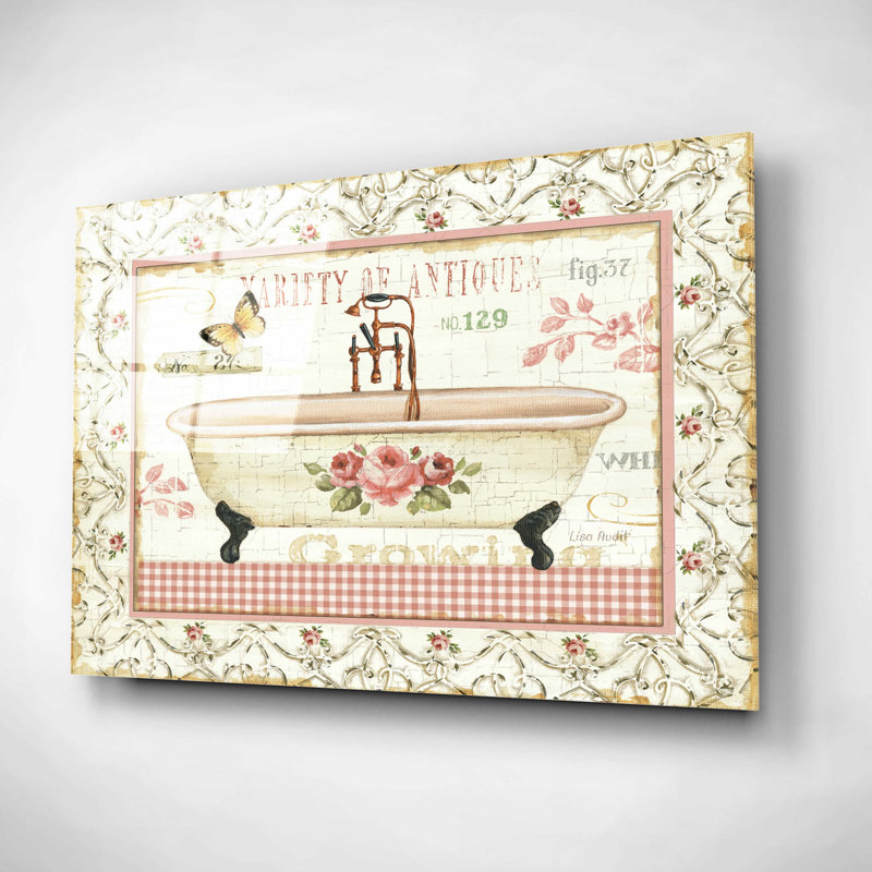 «Rose Garden III» par Lisa Audit, H 12 po x l 16 po x P 0,13 po
