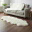 Tapis à poils longs ivoire Burgett-2114017988