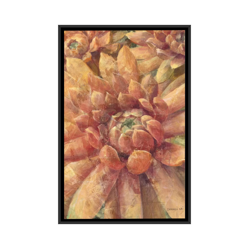 Reproduction d'art sur toile tendue Nature Delight II, H 48 po x l 32 po x P 1,5 po, Toile avec cadre noir, Pas de tapis