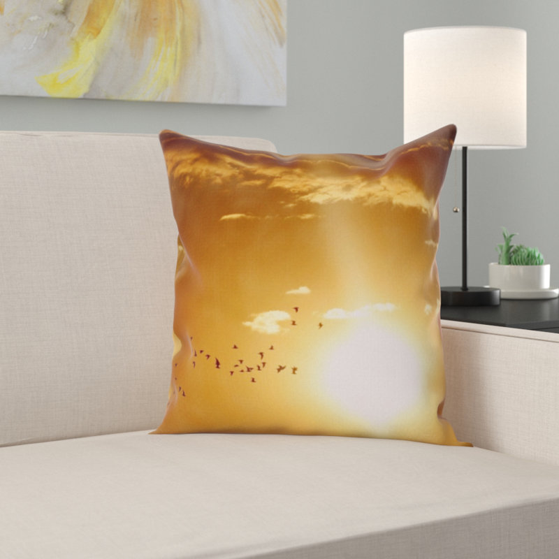 Coussin coucher de soleil