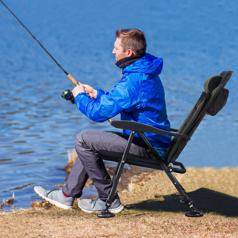 Camay Folding Camping Chair, Green/Black