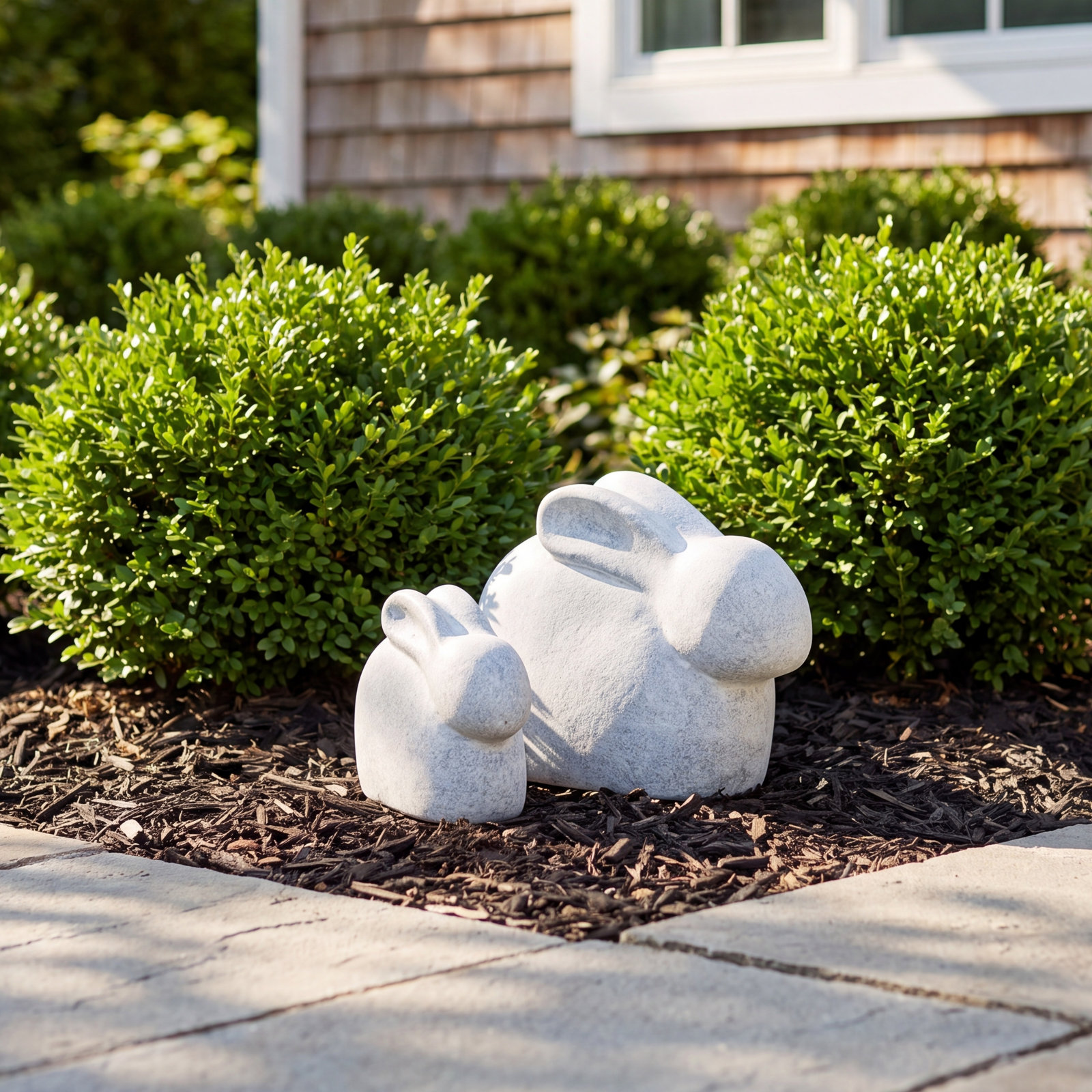 Veasey Rabbit Garden Statue