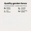 Vidaxl Garden Fence Powder-Coated Steel-116797994-116797996