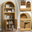 70.9" H Arched Display Cabinet-2072802823