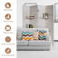 Cloison pliante 4 panneaux l 49 po x H 67 po Garber
