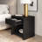 Clara 24" Rectangular Nightstand in Black Grain-635694112