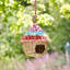 Round Recycled Cotton Birdhouse