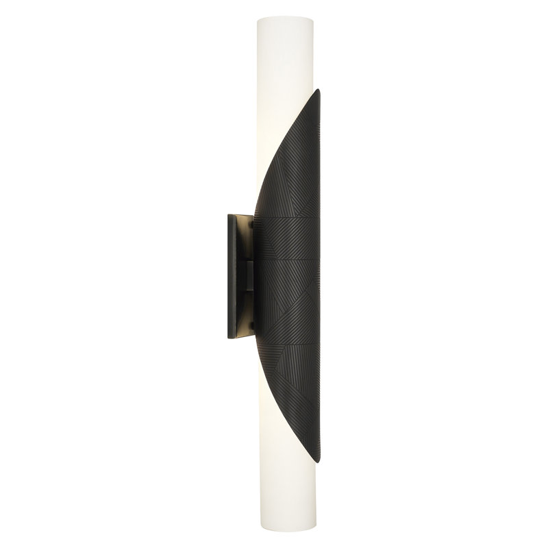 Brut 2 - Light Flush Mounted Sconce, Deep Patina Bronze
