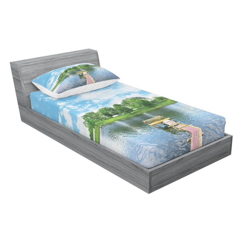 Microfiber Sheet Set, Twin XL Sheet Set with Fitted Sheet