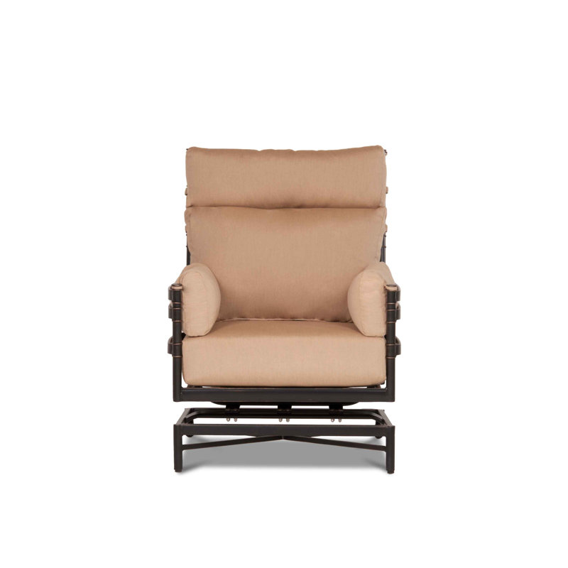 Lancaster Outdoor Lounge Chair, Cast Ash Sunbrella® Plainweave