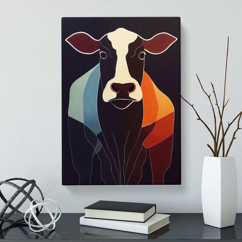 Cow Collage - Wrapped Canvas, 50cm H x 35cm W x 3cm D