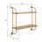 Emery Wood & Metal 2 Tier Wall Shelf-367769237-365553662