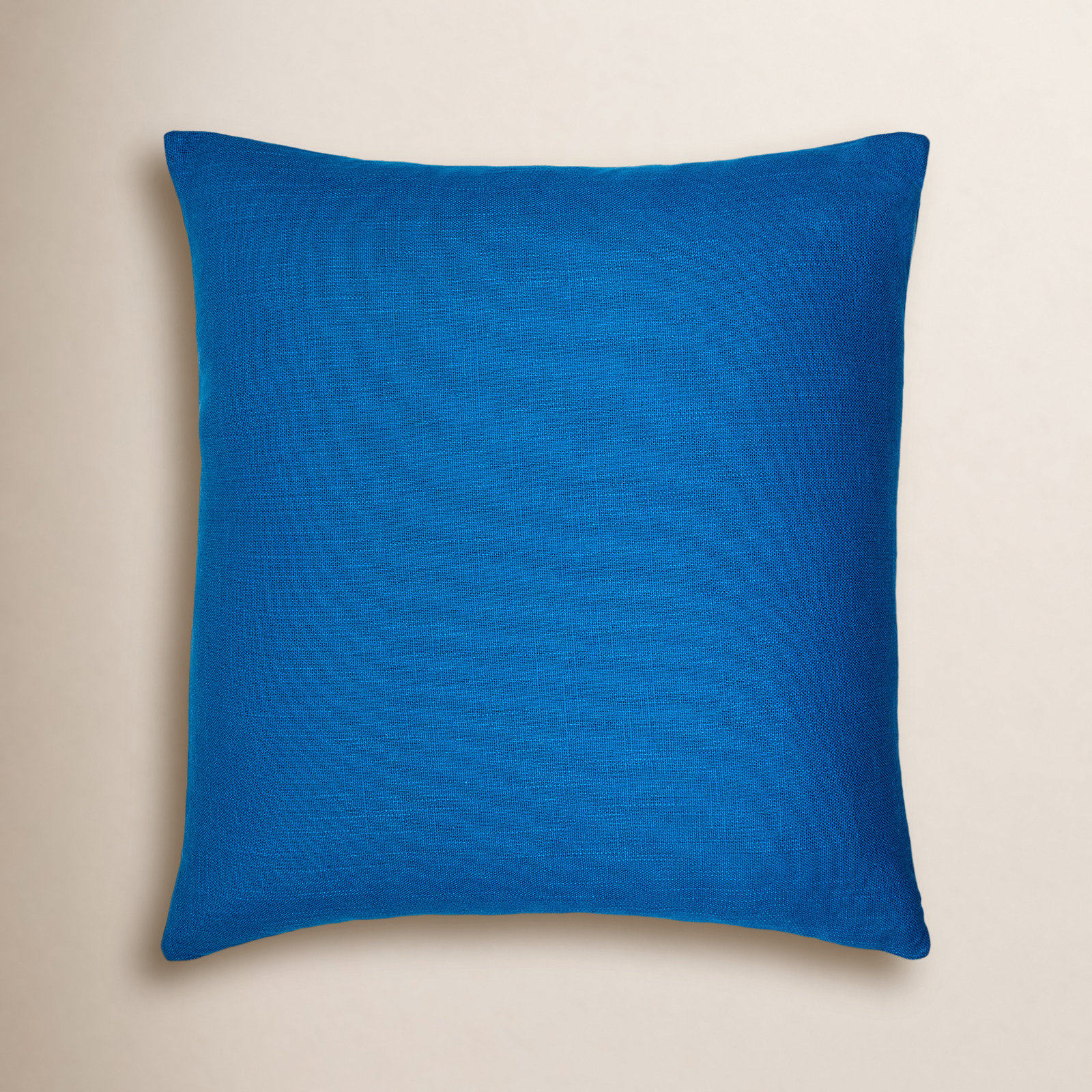 Natalia Cotton Throw Pillow, Pillow Cover Only - No Insert, Blue