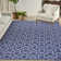Wrought Studio Reidy Navy Modern Indoor/Outdoor Rug & Reviews | Wayfair