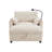 38" Single Sofa With Storage Ottoman, Adjustable Phone Holder, Usb Charger, Side Storage Pockets, Pillow-Like Armrests, Wide Seat Chaise Lounge-641716198