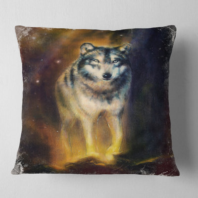 Coussin Calm Wolf