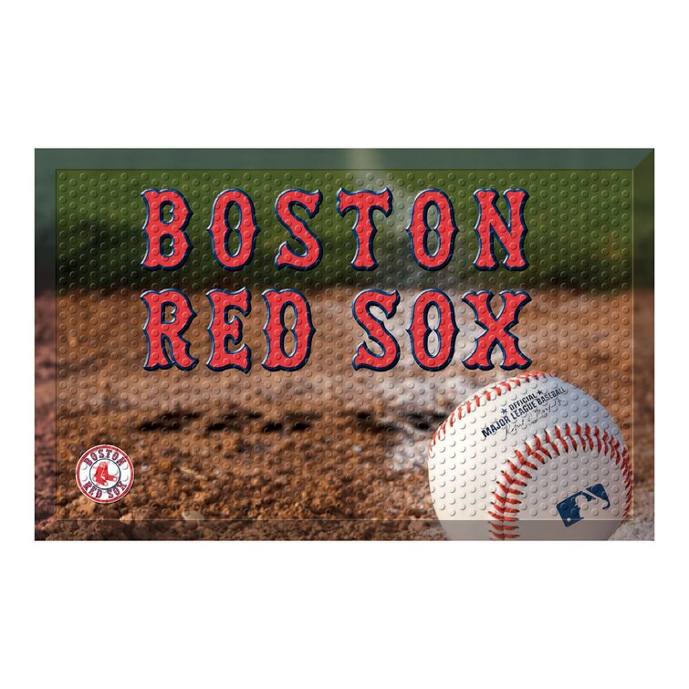 FANMATS MLB Boston Red Sox Ball 30 in. x 19 in. Non-Slip Outdoor
