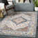 Machine Woven Blue/Brown/Grey Indoor Rug