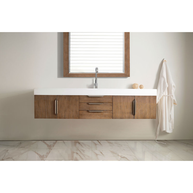 Mercer Island 72.5'' W Single Vanity, Latte Oak