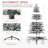 7.5Ft Snow Flocked Artificial Christmas Tree