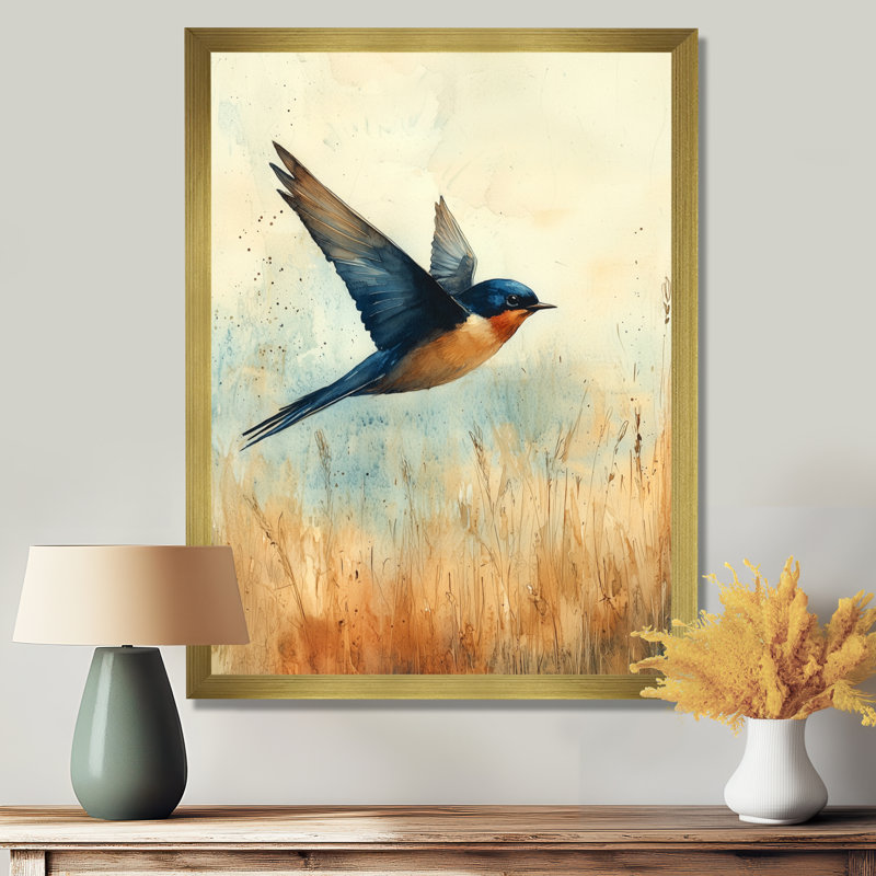 Gaulke - Animals Wall Decor, H 20 po x l 12 po, Framed Print without Mat, Doré