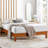 Solid Wood Platform Espresso Bed With Wooden Slats No Box Spring Needed Easy Assembly 12 Inch-119733070-119733069