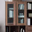Bibliothèque en bois massif pur