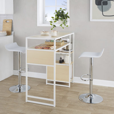 Display-Ale Bar Set With Storage - 3 Piece