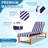 4ps 3-inch Thick Outdoor Lounge Chair Cushion-waterproof And Colorfast, Suitable For Most 80-inch Pool Terrace Chairs.-838078417-838077481