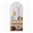 71"×31" Arch Wood Full Length Wall Mirror with Window Pane Frame-1621477863
