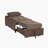 Alaisia 45.5" Modern & Contemporary Storage Bench with Velvet Fabric Upholstery, Adjustable Top, Pull-Out Ottoman-1553811095