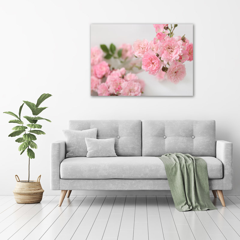 Wild Roses - Wrapped Canvas Print