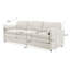 Causeuse de salon rembourrée en tissu chenille moderne et minimaliste-115802584-115050250