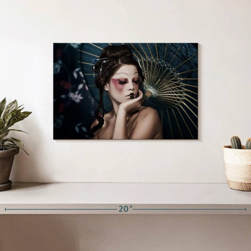 Maquillage de la Shisworth moderne Geisha, H 8 po x l 12 po