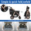 Poussette standard pliable Pet Rover Titan HD-50271480