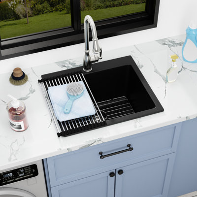 Lavabo à cuve simple en quartz