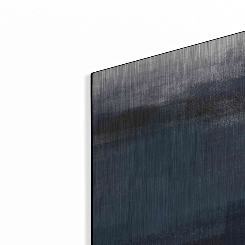 «Blue Abstract I» par Linda Woods, H 36 po x l 24 po