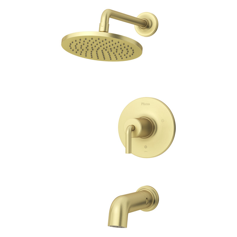 Robinet de baignoire et douche TENET, Or brossé