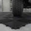 Carreaux de sol de garage robustes et emboîtables - Tapis en plastique antidérapant pour un drainage et une protection supérieurs (25 pièces)-124962410