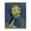 "Van Gogh", autoportrait bleu encadré sur toile flottante par one1000paints-1289856952-1277618375