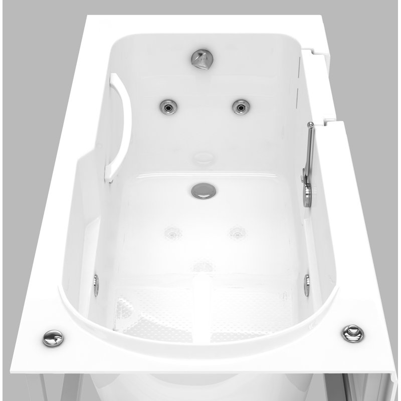 Stream 60'' x 29.5'' Whirlpool Bathtub, Right