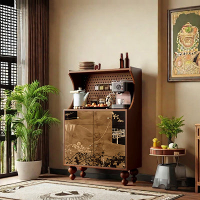 Multifunctional art retro accent cabinet
