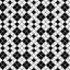 Hudson Tangier Black and White Mimos 12-3/8" x 12-3/8" Porcelain Mosaic Tile