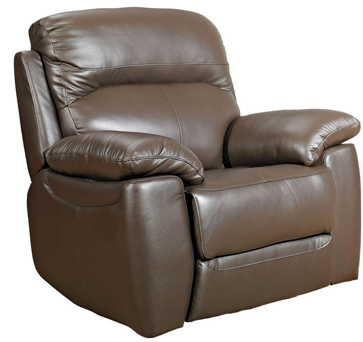 Schiavo Leather Club Chair, Brown